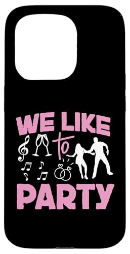 Brautparty: Wir feiern gerne Hülle für iPhone 15 Pro von Bridal Shower And Bridesmaids Designs