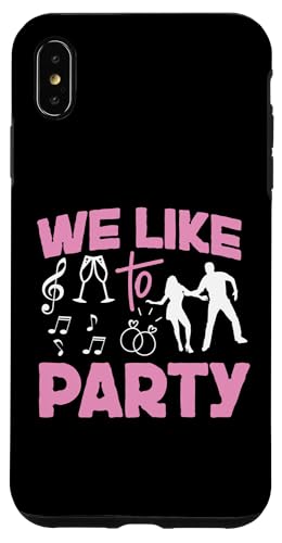Brautparty: Wir feiern gerne Hülle für iPhone XS Max von Bridal Shower And Bridesmaids Designs