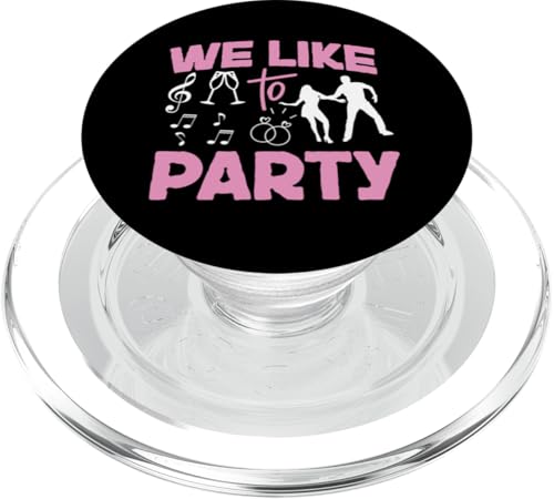 Brautparty: Wir feiern gerne PopSockets PopGrip für MagSafe Brautparty: Wir feiern gerne PopSockets PopGrip für MagSafe von Bridal Shower And Bridesmaids Designs