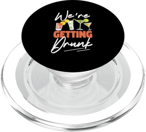 Brautparty: Wir trinken uns PopSockets PopGrip für MagSafe Brautparty: Wir trinken uns PopSockets PopGrip für MagSafe von Bridal Shower And Bridesmaids Designs