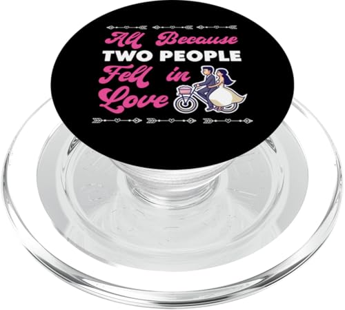 Bride To Be: Alles nur, weil sich zwei Menschen verliebt haben PopSockets PopGrip für MagSafe Bride To Be: Alles nur, weil sich zwei Menschen verliebt haben PopSockets PopGrip für MagSafe von Bride To Be And Bridal Shower Engagement Designs