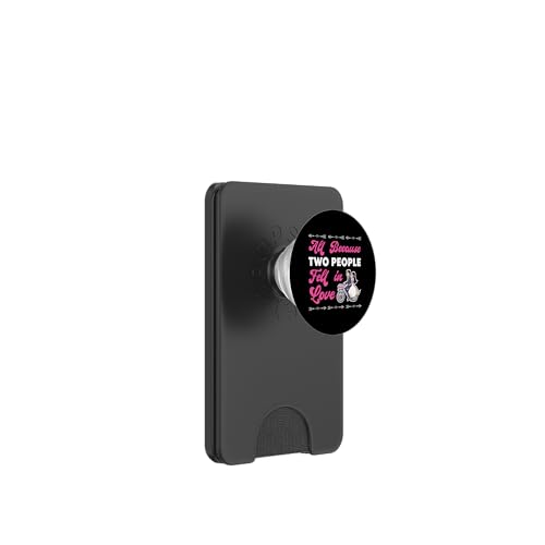 Bride To Be: Alles nur, weil sich zwei Menschen verliebt haben PopSockets PopWallet für MagSafe Bride To Be: Alles nur, weil sich zwei Menschen verliebt haben PopSockets PopWallet für MagSafe von Bride To Be And Bridal Shower Engagement Designs