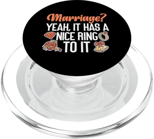 Bride To Be: Ehe? Ja, es hat einen schönen Ring daran PopSockets PopGrip für MagSafe Bride To Be: Ehe? Ja, es hat einen schönen Ring daran PopSockets PopGrip für MagSafe von Bride To Be And Bridal Shower Engagement Designs