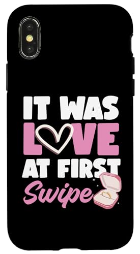 Bride To Be: Es war Liebe auf den ersten Schlag Hülle für iPhone X/XS Bride To Be: Es war Liebe auf den ersten Schlag Hülle für iPhone X/XS von Bride To Be And Bridal Shower Engagement Designs