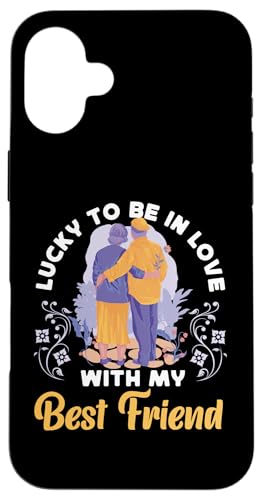 Bride To Be: Glücklich, in meinen besten Freund verliebt zu sein Hülle für iPhone 16 Plus Bride To Be: Glücklich, in meinen besten Freund verliebt zu sein Hülle für iPhone 16 Plus von Bride To Be And Bridal Shower Engagement Designs