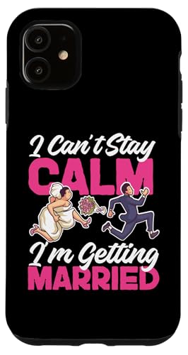 Bride To Be: Ich kann nicht ruhig bleiben - ich werde heiraten Hülle für iPhone 11 Bride To Be: Ich kann nicht ruhig bleiben - ich werde heiraten Hülle für iPhone 11 von Bride To Be And Bridal Shower Engagement Designs