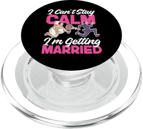 Bride To Be: Ich kann nicht ruhig bleiben - ich werde heiraten PopSockets PopGrip für MagSafe Bride To Be: Ich kann nicht ruhig bleiben - ich werde heiraten PopSockets PopGrip für MagSafe von Bride To Be And Bridal Shower Engagement Designs