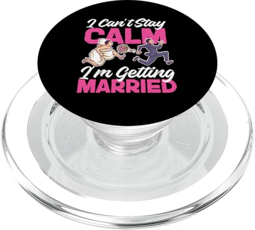 Bride To Be: Ich kann nicht ruhig bleiben - ich werde heiraten PopSockets PopGrip für MagSafe Bride To Be: Ich kann nicht ruhig bleiben - ich werde heiraten PopSockets PopGrip für MagSafe von Bride To Be And Bridal Shower Engagement Designs