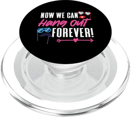 Bride To Be: Jetzt können wir für immer abhängen! PopSockets PopGrip für MagSafe von Bride To Be And Bridal Shower Engagement Designs