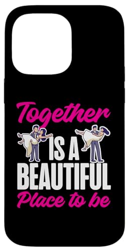 Bride To Be: Zusammen ist ein wunderschöner Ort Hülle für iPhone 14 Pro Max von Bride To Be And Bridal Shower Engagement Designs