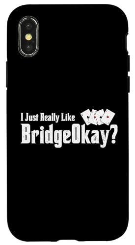 Bridge Kartenspiel Turnier Legend King Really Like Bridge Hülle für iPhone X/XS Bridge Kartenspiel Turnier Legend King Really Like Bridge Hülle für iPhone X/XS von Bridge Card Game Design For Bridge Player And Fans