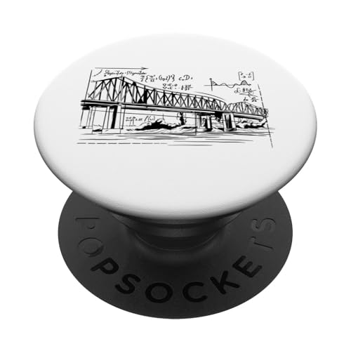 Bauingenieur Funny - Bridge Mathe PopSockets Klebender PopGrip von Bridge Math