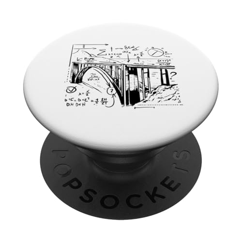 Bauingenieur Funny - Bridge Mathe PopSockets Klebender PopGrip von Bridge Math
