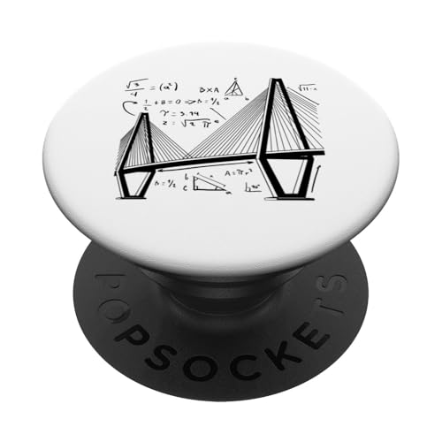 Bauingenieur Funny - Bridge Mathe PopSockets Klebender PopGrip von Bridge Math