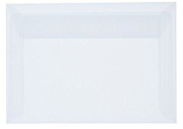 100 Briefumschläge C6 DIN Tranparent Premium Verschluss-Technik: mit Abziehstreifen Grammatur: 90 g/m² von Briefumschläge24Plus