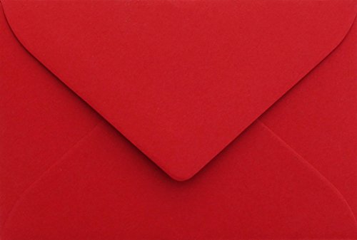 100 Mini Briefumschläge Rot 6 x 9cm Verschluss-Technik: feuchtklebend, Grammatur 120 g/m² 100 Mini Briefumschläge Rot 6 x 9cm Verschluss-Technik: feuchtklebend, Grammatur 120 g/m² von Buosha