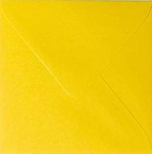 25 hochwertige Quadratische Briefumschläge 15 x 15 cm in Intensiv Gelb mit spitzer Verschlussklappe Nassklebung Grammatur: 120 g/m² Zum besseren Schutz werden die Briefumschläge eingeschweißt 25 hochwertige Quadratische Briefumschläge 15 x 15 cm in Intensiv Gelb mit spitzer Verschlussklappe Nassklebung Grammatur: 120 g/m² Zum besseren Schutz werden die Briefumschläge eingeschweißt von Briefumschläge24Plus