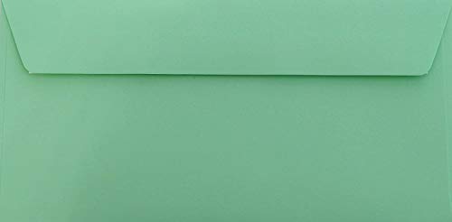 DIN Lang -11 x 22 cm - 25 Brief-Umschläge Minze - 120 g/m² - die Umschläge sind eingeschweißt - haftklebung - Kuvert ohne Fenster DIN Lang -11 x 22 cm - 25 Brief-Umschläge Minze - 120 g/m² - die Umschläge sind eingeschweißt - haftklebung - Kuvert ohne Fenster von Briefumschläge24Plus