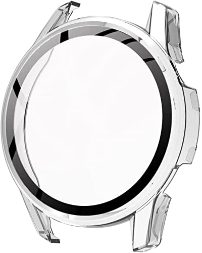Brifu Hülle kompatibel mit Huawei Watch GT3 42mm PC Cover mit Hartglasschutz, Ultradünner Vollschutz für Huawei Watch GT3 42mm Schutzhülle-Transparent von Brifu
