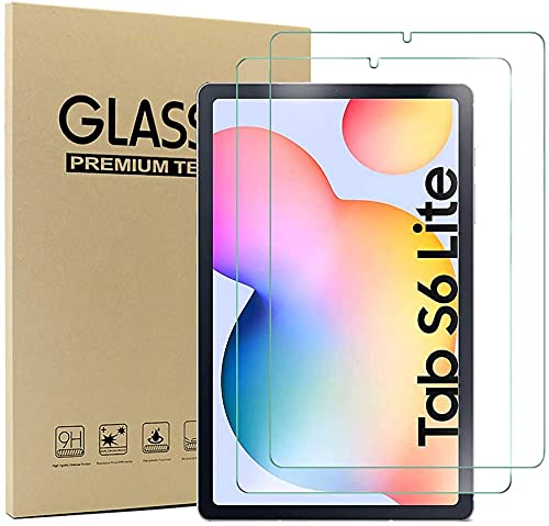 Brifu Screen Protector for Samsung Galaxy Tab S6 Lite(SM-P610/615)10.4 Zoll,Glas Displayfolie, 9H Härte, Anti-Kratzer, Anti-Öl, Anti-Bläschen, 2.5D Runde Kante, [2 Stück] von Brifu
