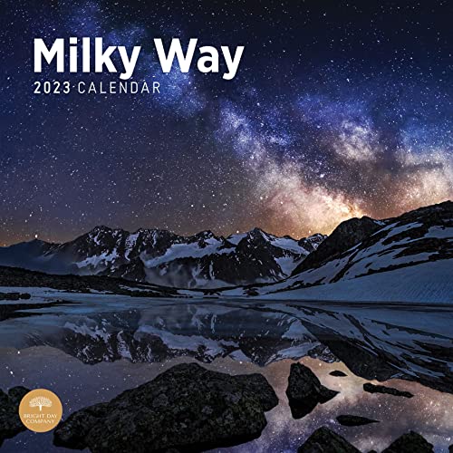 2023 Milky Way Monthly Wall Calendar by Bright Day, 12 x 12 Inch, Outer Space Star Planet Galaxy von Bright Day Calendars