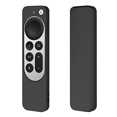 Silikon-Schutzhülle für Apple TV 4K, Hülle für 2022 Apple TV 4K Siri Remote (schwarz) von Bright