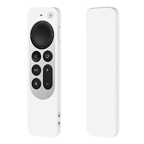 Silikon-Schutzhülle für Apple TV 4K, Hülle für 2022 Apple TV 4K Siri Remote (weiß) von Bright