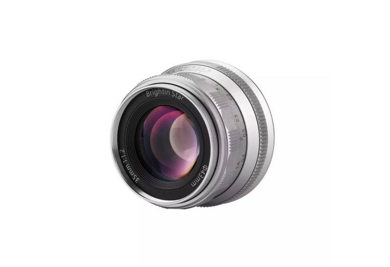Brightin Star 35mm f/1,2 APS-C Objektiv für E/M/X/M4/3-Mount Porträtobjektiv Normalobjektiv von Brightin Star