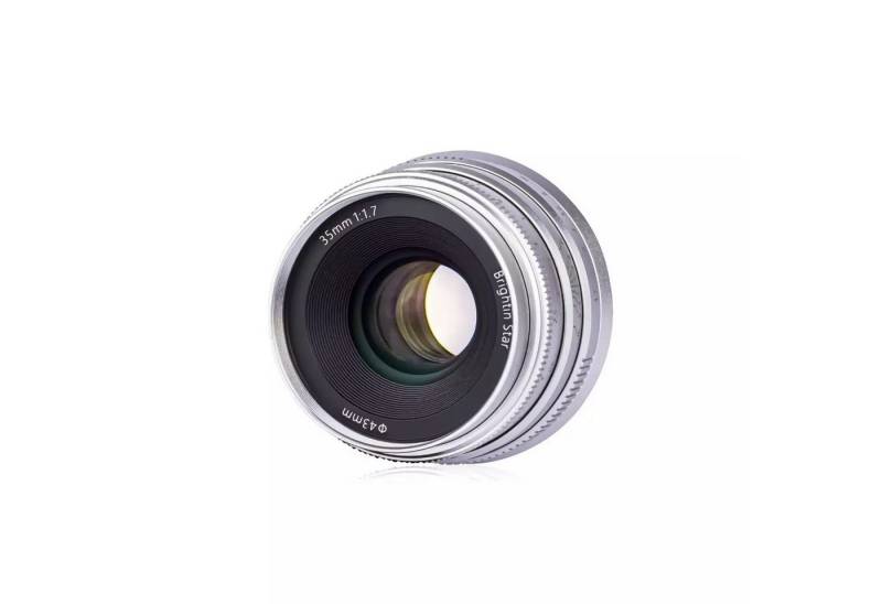 Brightin Star 35mm f/1,7 APS-C Objektiv für E/M/X/M4/3-Mount Weitwinkelobjektiv Weitwinkelobjektiv von Brightin Star
