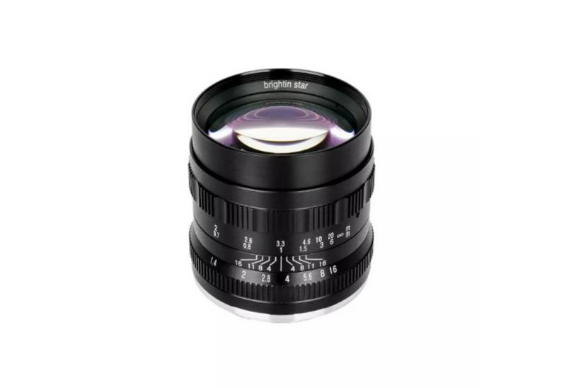 Brightin Star 50mm f/1,4 APS-C Objektiv für E/M/X/R/M4/3-Mount Standardobjektiv Normalobjektiv von Brightin Star