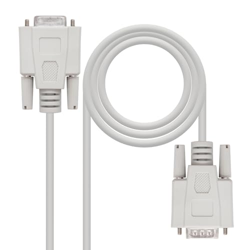 Brightium 3,0 m RS232 DB9/M-DB9/H Kabel bietet serielle Geräteverbindung, ideal für Datenübertragung und Kommunikation zwischen Computern. von Brightium