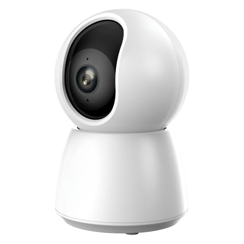 Brightium 【360° HD WiFi Indoor Kamera 】 Klare Bilder und volle Sicht, um jeden Raum in Ihrem Zuhause zu überwachen. Sicherheit und Ruhe in Ihrer Hand. Verbinden und überwachen Sie jederzeit. von Brightium