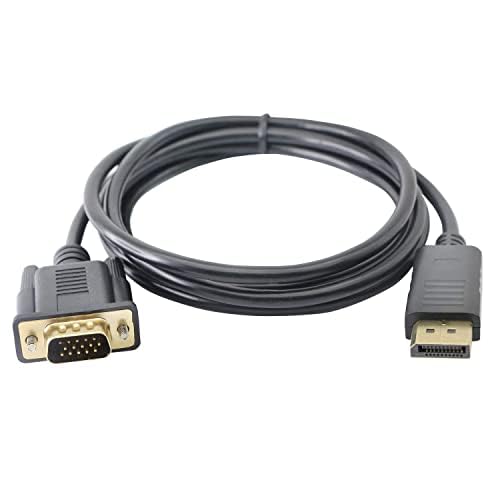 Brightium DisplayPort-Stecker auf VGA-Stecker, 1920 x 1080, kompatibel mit VGA-Monitoren, Projektoren und Displays. Brightium DisplayPort-Stecker auf VGA-Stecker, 1920 x 1080, kompatibel mit VGA-Monitoren, Projektoren und Displays. von Brightium