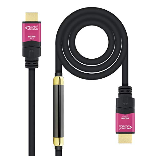 Brightium HDMI-Kabel 2.0, 25 m, 4K@60Hz, A/A-A/M-Repeater, schwarz, ideal für den Anschluss von Geräten über große Entfernungen und das Streamen von HD-Videos. Brightium HDMI-Kabel 2.0, 25 m, 4K@60Hz, A/A-A/M-Repeater, schwarz, ideal für den Anschluss von Geräten über große Entfernungen und das Streamen von HD-Videos. von Brightium