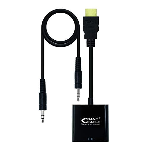 Brightium Konverter HDMI auf SVGA mit Audio, HDMI A/M-SVGA/H + Klinke 3,5/H, Stecker auf Buchse, Schwarz, 10 cm + 1 m Brightium Konverter HDMI auf SVGA mit Audio, HDMI A/M-SVGA/H + Klinke 3,5/H, Stecker auf Buchse, Schwarz, 10 cm + 1 m von Brightium