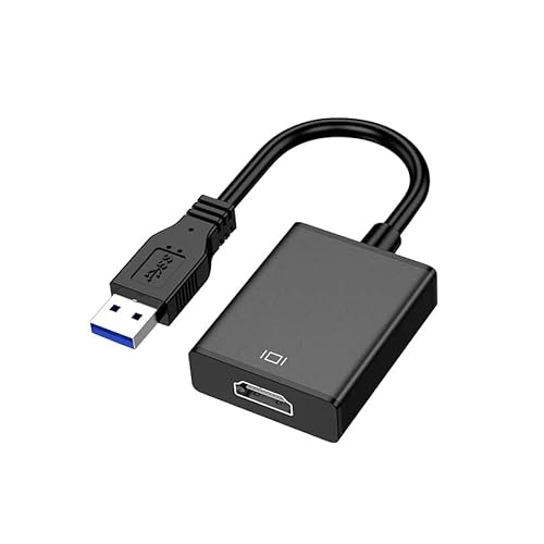 Brightium USB 3.0 auf HDMI Adapter Stecker auf Buchse, High Speed, unterstützt Video und Audio, ideal für Geräteverbindungen an Bildschirme. Brightium USB 3.0 auf HDMI Adapter Stecker auf Buchse, High Speed, unterstützt Video und Audio, ideal für Geräteverbindungen an Bildschirme. von Brightium
