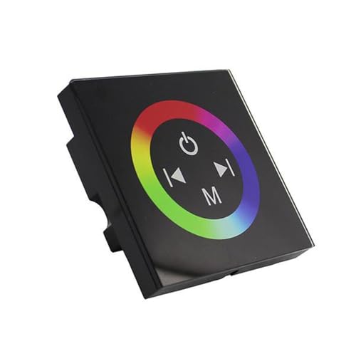 Brightium Wanddimmer RGB montiert, Schwarz, LED-Beleuchtungssteuerung, Intensitätseinstellung, ideal für individuelle Umgebungen und Dekoration. Brightium Wanddimmer RGB montiert, Schwarz, LED-Beleuchtungssteuerung, Intensitätseinstellung, ideal für individuelle Umgebungen und Dekoration. von Brightium