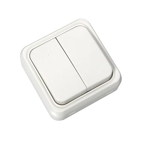 Doppelter Schalter aus der Serie KRISTAL von Brightium