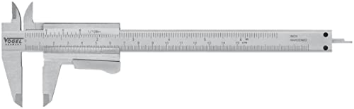 Monoblock-Königfußmessgerät, entspricht DIN 862, genaue Messungen in Millimeter und Zoll, ideal für Holzbearbeitung und Metallbearbeitung. von Brightium