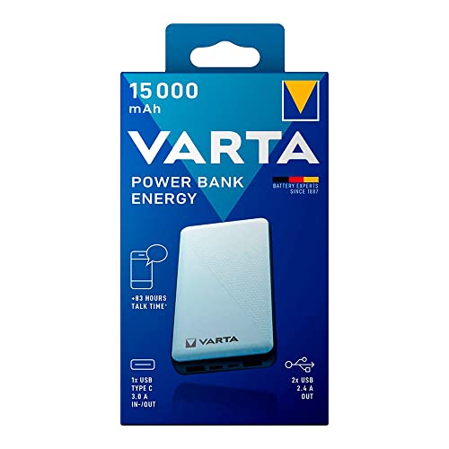 Power BAENERGY 15.000 mAh: Tragbarer Akku mit hoher Kapazität mit Einer Spannung von 100/240 V. Kompakt und leicht (74 x 21 x 138 mm), ideal, um Ihre Geräte Immer aufgeladen zu halten. von Brightium