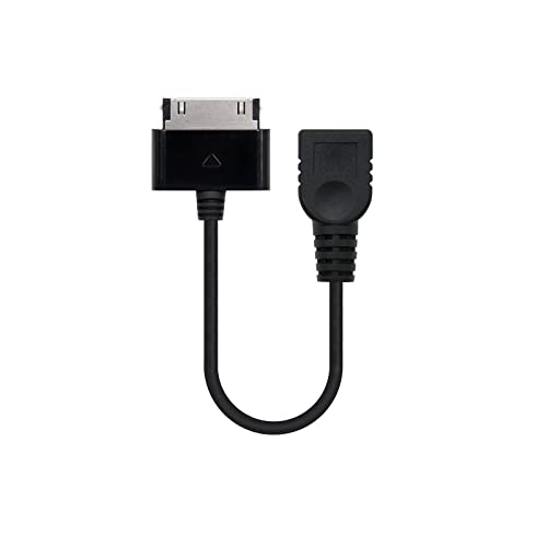 Brightium Samsung USB 2.0 OTG-Kabel mit 30-poligem Stecker und USB-A-Buchse, schwarz, 15 cm, ideal zum schnellen und sicheren Anschluss kompatibler Geräte. von Brightium