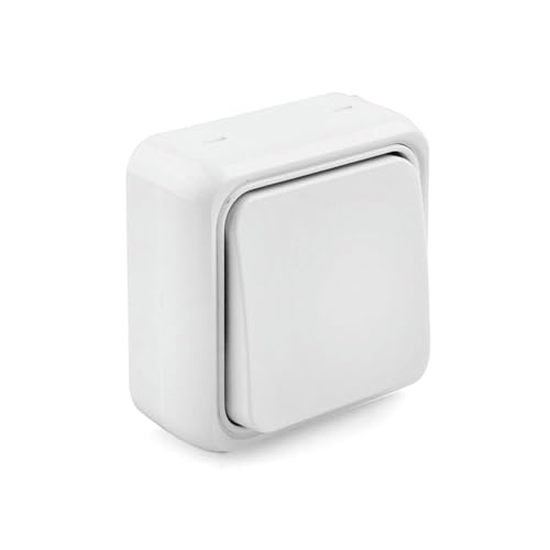 Schalter 65 S-SSUPERFICIE 10A: Modernes und funktionales Design, optimiert die Installation und sorgt für eine ideale Steuerung für Ihre Geräte in jeder Umgebung. von Brightium