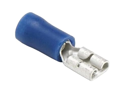 Vorisolierte PHF-41-Buchsen in Blau, 100 Stück, ideal zum sicheren Verbinden von Kabeln und für hervorragende Leitfähigkeit und Schutz. von Brightium