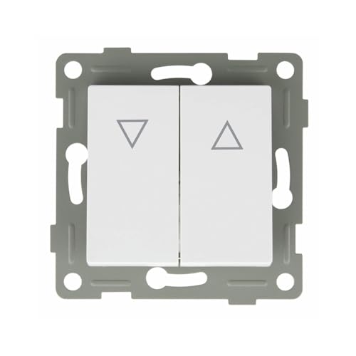 Weißes Doppelrollo – die ideale Lösung, um das Licht zu kontrollieren und die Privatsphäre zu wahren. Das moderne Design passt in jeden Raum und bietet Funktionalität und Stil. von Brightium