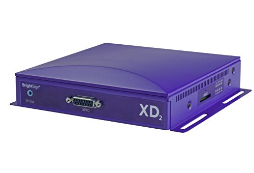 BrightSign XD232 - Digital Media Player (SSD, 1.4a, 3840 x 2160 Pixel, NTSC, PAL, LAN, Netzwerk, PoE, Power, SSD, Lila) von Brightsign