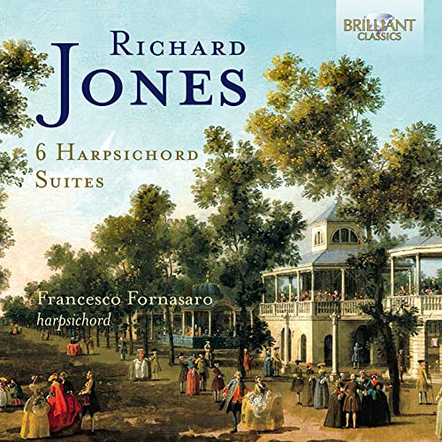 Jones:6 Harpsichord Suites von BRILLIANT CLASSICS