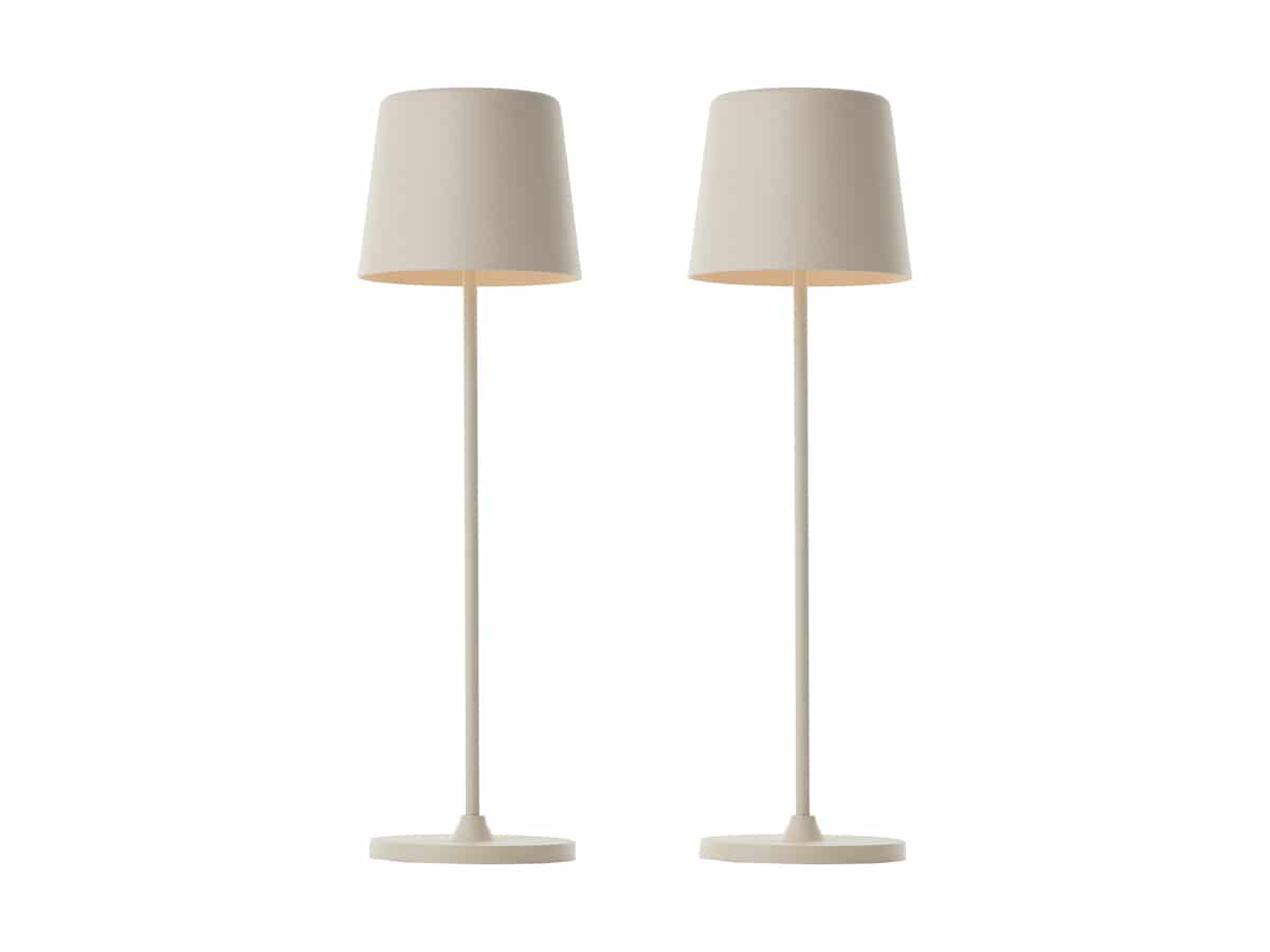 BRILLIANT LED-Akku-Tischleuchte Kaami, 2 W, 310 lm, 3000 K, beige, 2er Set BRILLIANT LED-Akku-Tischleuchte Kaami, 2 W, 310 lm, 3000 K, beige, 2er Set von Brilliant
