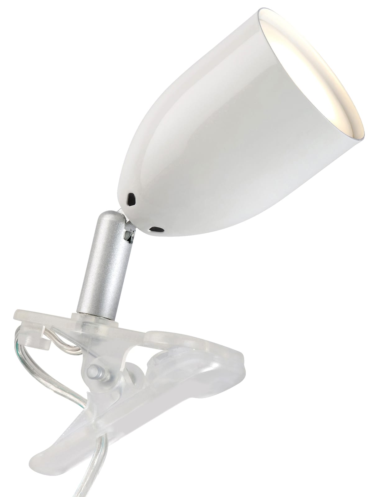 BRILLIANT LED-Klemmleuchte Leo, 3 W, 250 lm, 3000 K, weiß von Brilliant