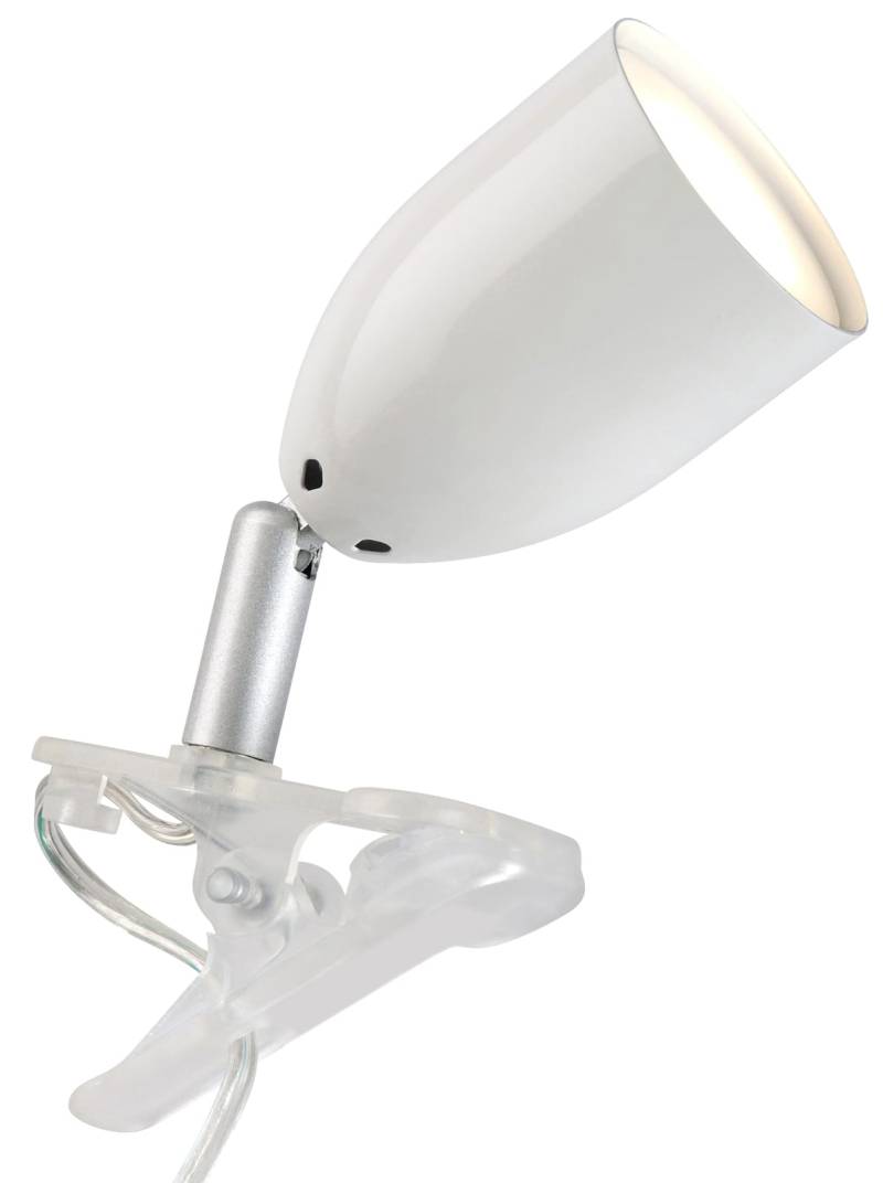 BRILLIANT LED-Klemmleuchte Leo, 3 W, 250 lm, 3000 K, weiß von Brilliant