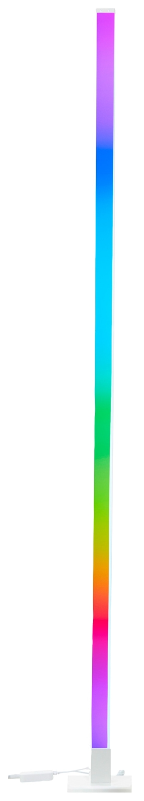 BRILLIANT LED-Stehleuchte Neele, 6,5 W, 125 lm, RGB, dimmbar, weiß von Brilliant